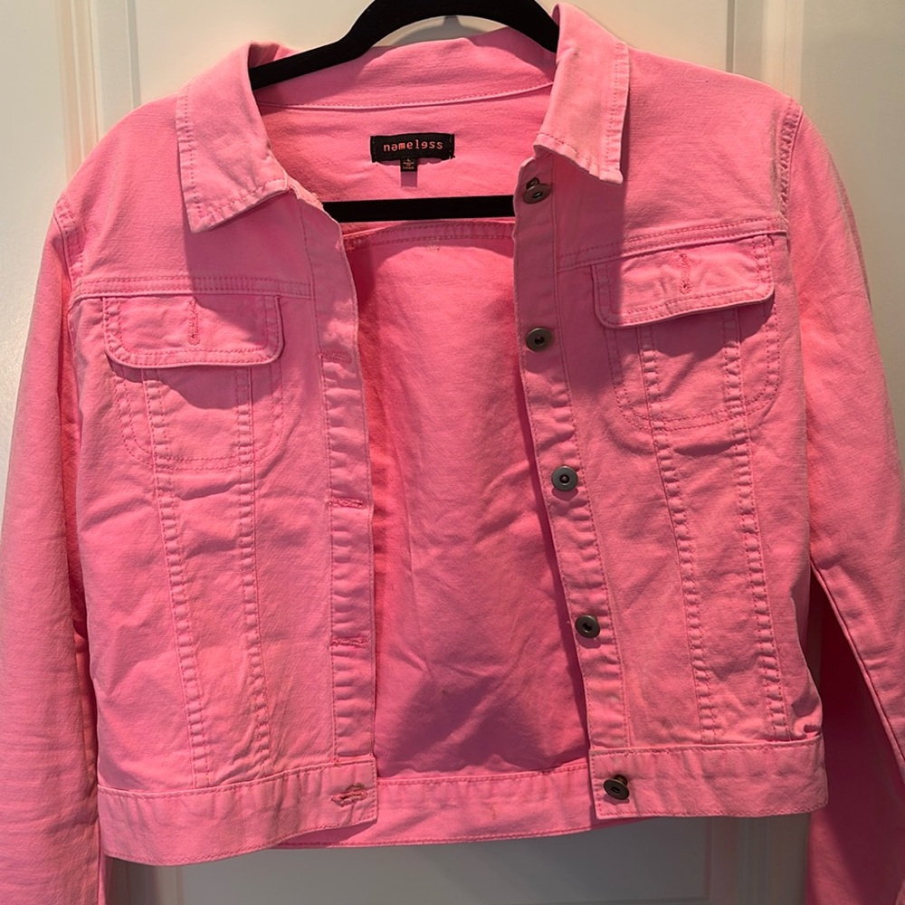 Nameless pink jean jacket
